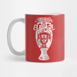 Champions of Europe (white design) Mug